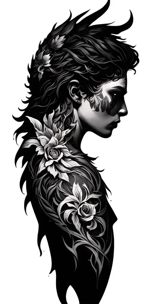 Invictus tattoo design idea