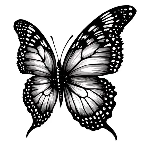 overlying thumb print butterfly tattoo design tattoo design idea