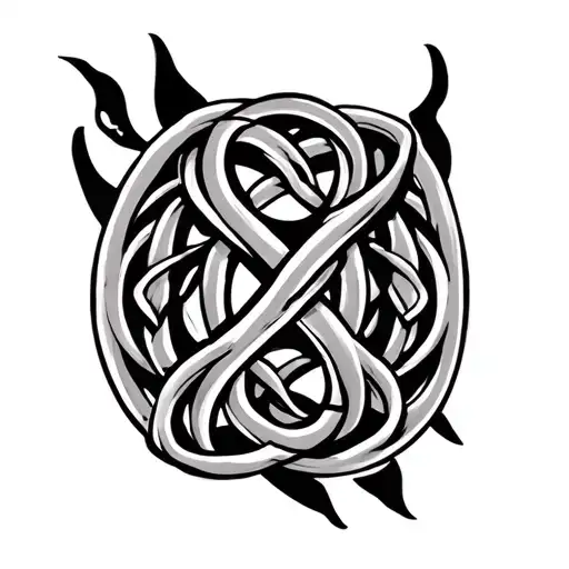 Celtic Motherhood Knot tattoo design idea