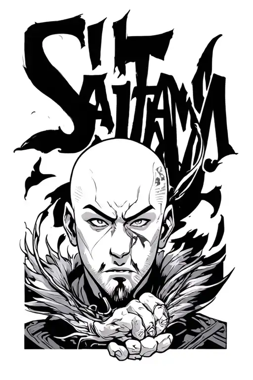 saitama tattoo design idea