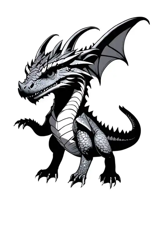 how to train your dragon tattoo design idea