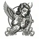 Slut tattoo design idea