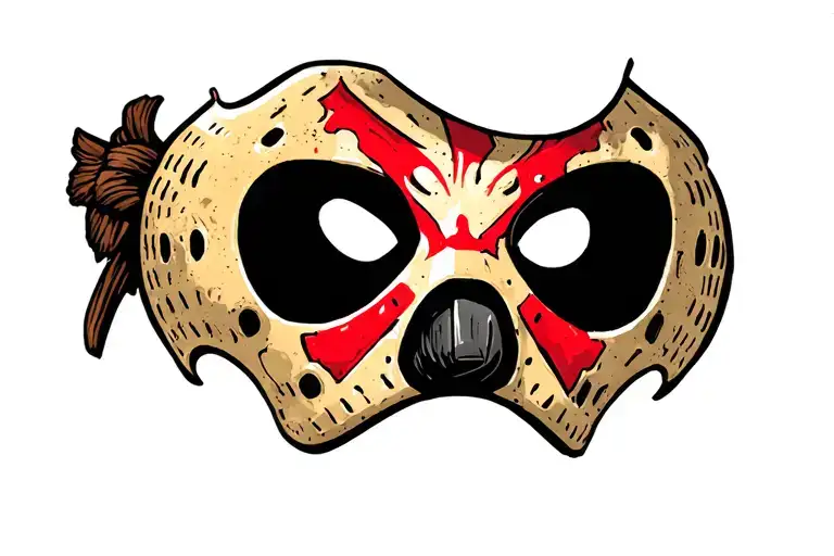 jason vorhees mask tattoo design idea