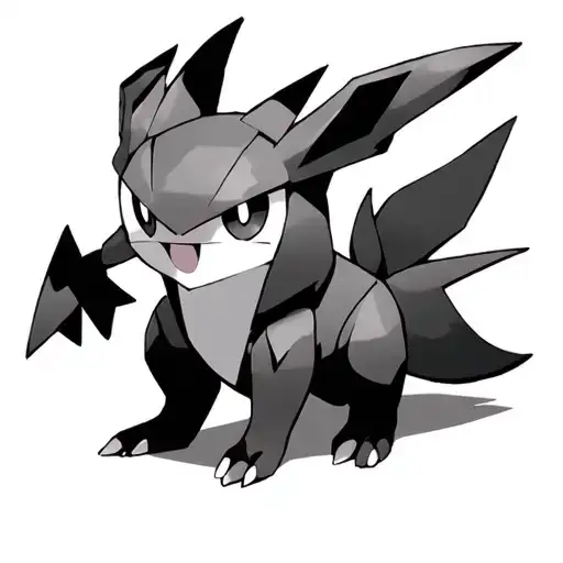 Alakazam Pokemon tattoo design idea