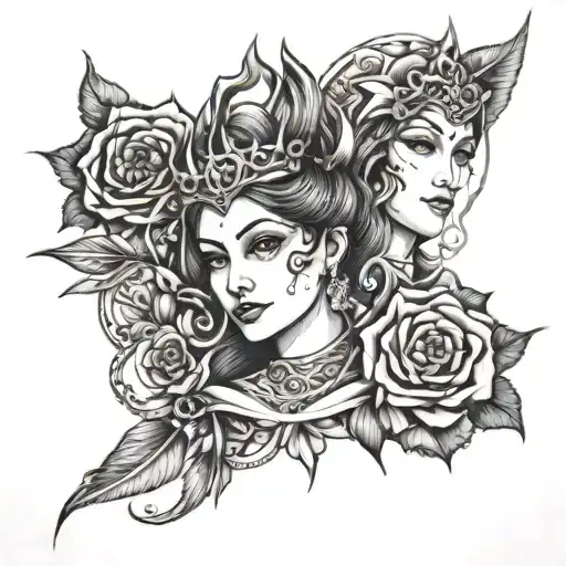Trinacria tattoo design idea