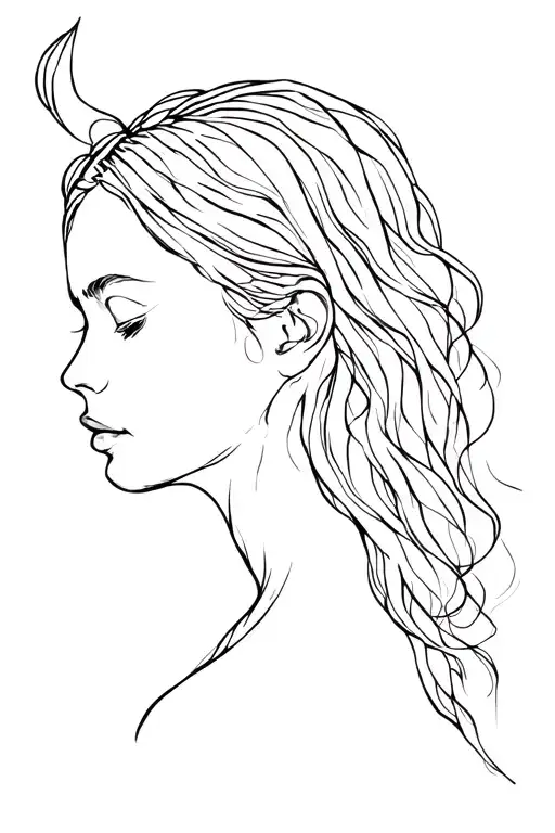 dementia. grief. loss. memories. hope. tomorrow. fog. sorrow. female. tattoo design idea