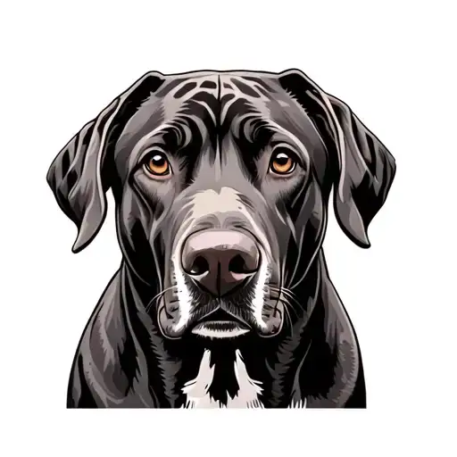 Rhodesian Ridgeback tattoo design idea