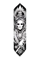 sin of pride tattoo design idea