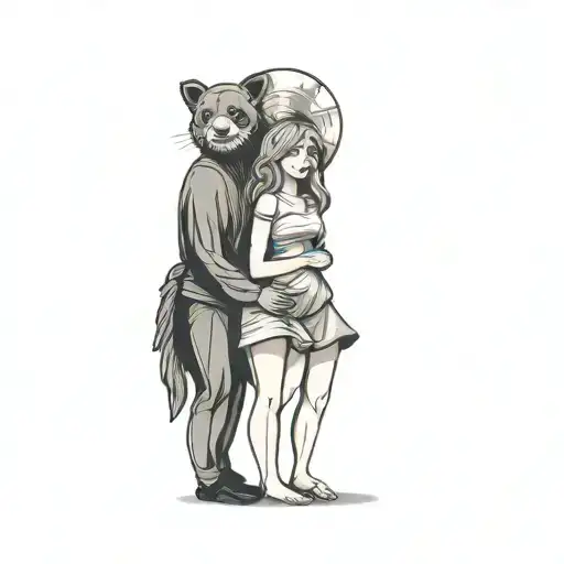 It means only family tattoo design idea