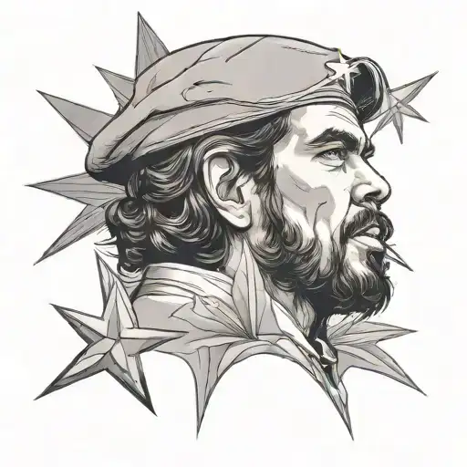 Cuba and Che Guevara tattoo design idea