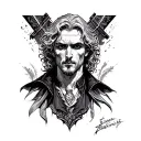 Constantine tattoo design idea