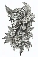 Filipino Tribal tattoo for men tattoo design idea