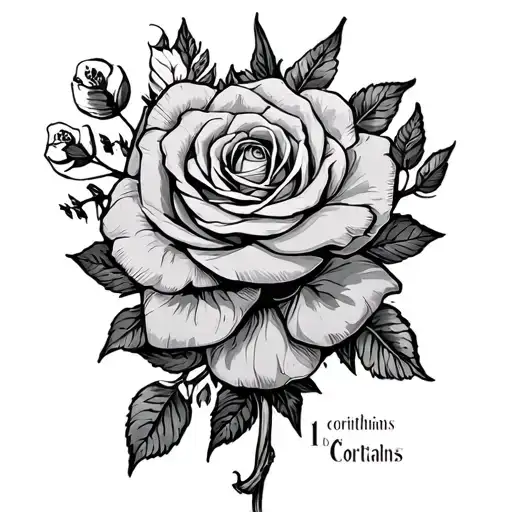 1 Corinthians 16 14 tattoo design idea