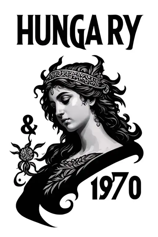 aquarius and hungary and 1976 tattoo design idea