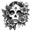 whimsy goth patch work tattoo tattoo design idea