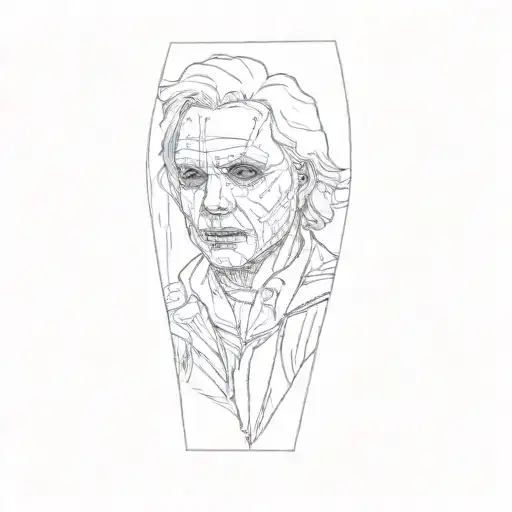michael myers tattoo design idea