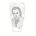michael myers tattoo design idea