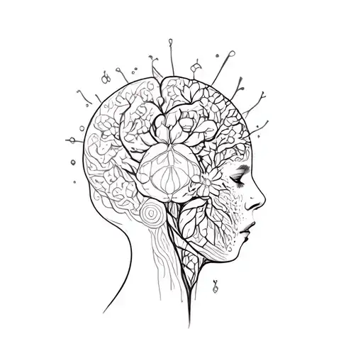 mental health awareness tattoo design idea