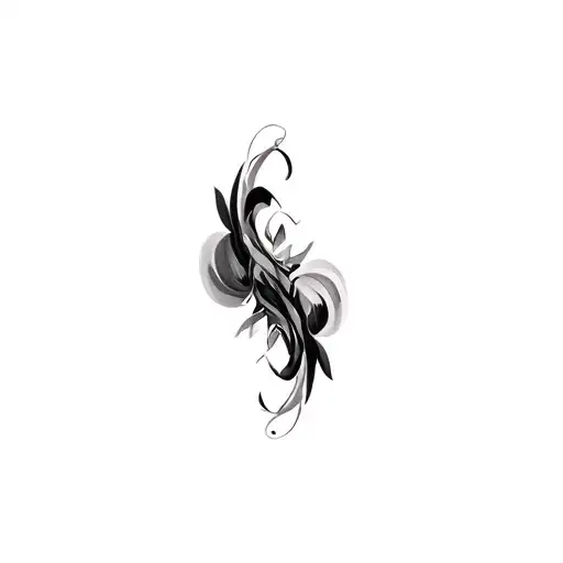 Coverup Abstract Patterns tattoo design idea