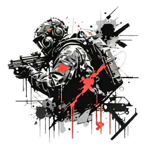 Stalker game tattoo design idea