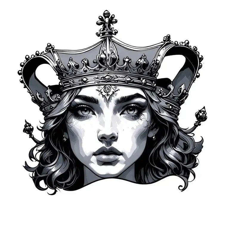 Marlo And Crown tattoo design idea