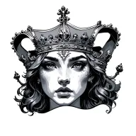 Marlo And Crown tattoo design idea