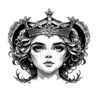 Marlo And Crown tattoo design idea