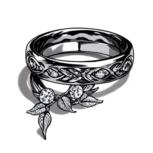 LeLe 3-2-25 wedding ring tattoo tattoo design idea