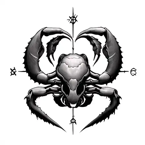 zodiac Cancer sign tattoo 69 tattoo design idea