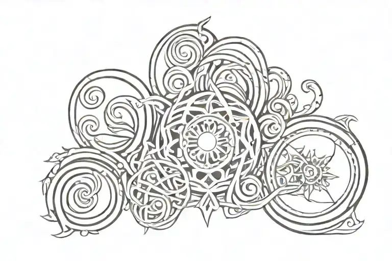 Blackout tattoo tattoo design idea