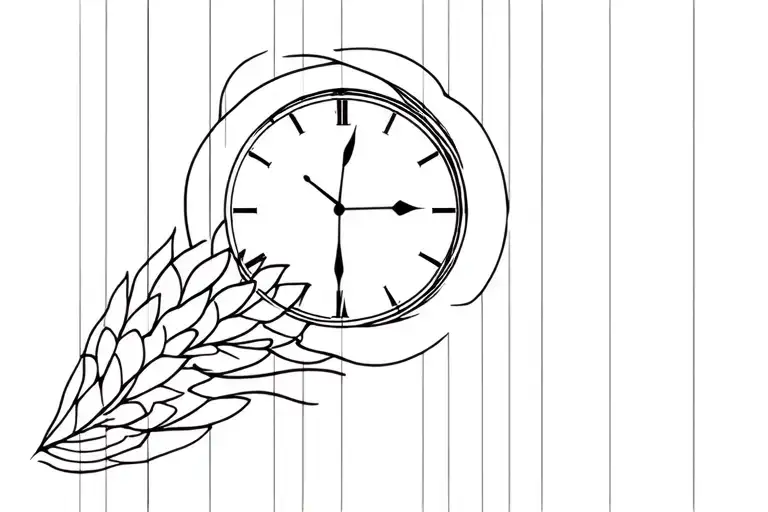 11:12 digital clock tattoo design idea