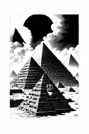 Osiris Pyramids tattoo design idea