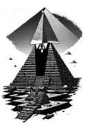 Osiris Pyramids tattoo design idea
