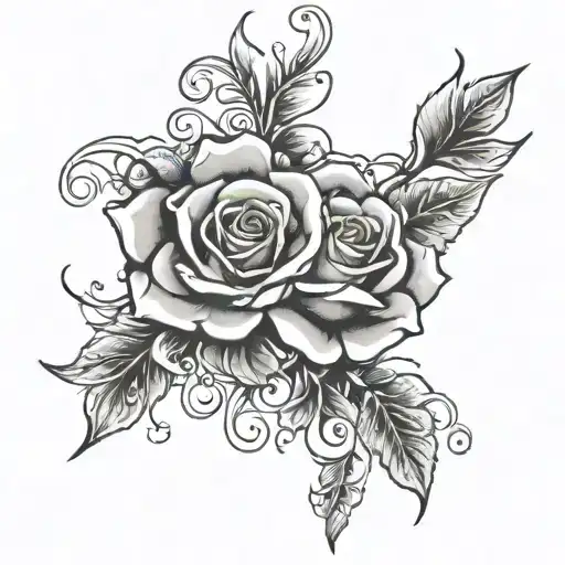 couples eternal love tattoo design idea