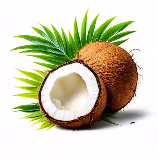 coconut juice tattoo design idea