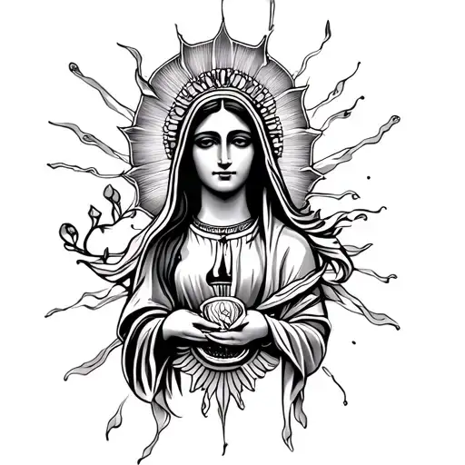 Guadalupe tattoo design idea