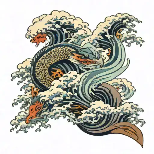 stormy weather tattoo design idea