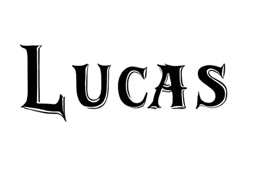 "Lucas" tattoo design idea