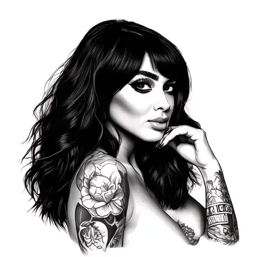 Mia Khalifa, Full Nude, Big Boobs, Big Ass, Posing, Tattoos Tattoo tattoo design idea