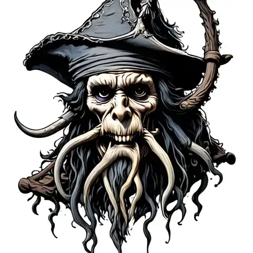 Davy Jones tattoo design idea