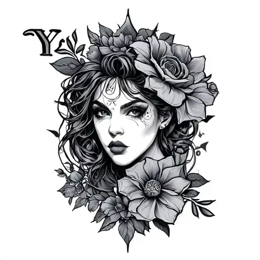 Y2k tattoo design idea
