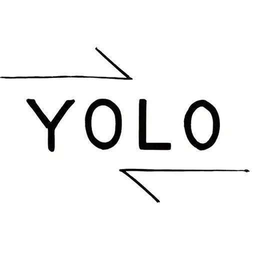 Yolo tattoo design idea