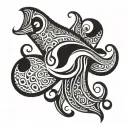 cuttlefish tattoo design idea