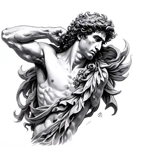 St Sebastian tattoo design idea