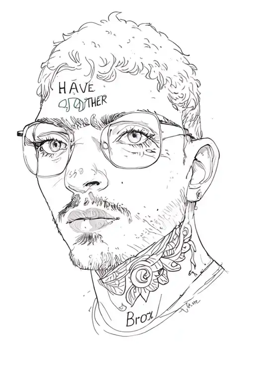 "Have a brother," Marker Pen Write tattoo design idea