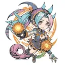 jinx arcane tattoo design idea