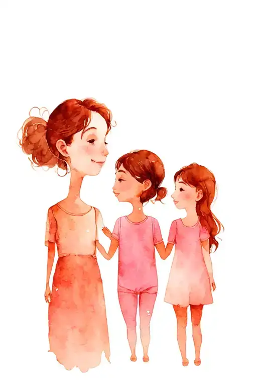 Mileth Sofia, Thian Esmmitt Family Dad Mom Son daughter tattoo design idea