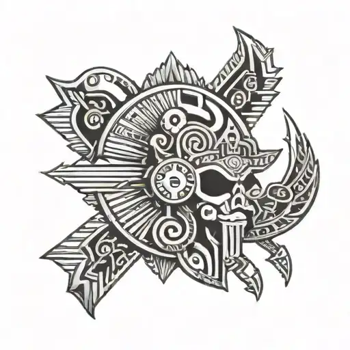 aztec 49ers tattoo design idea
