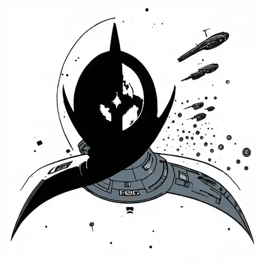 start trek enterprise tattoo design idea