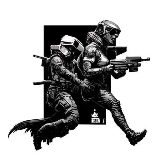 Cyberpunk Edgerunner David Martinez and Lucy design tattoo design idea